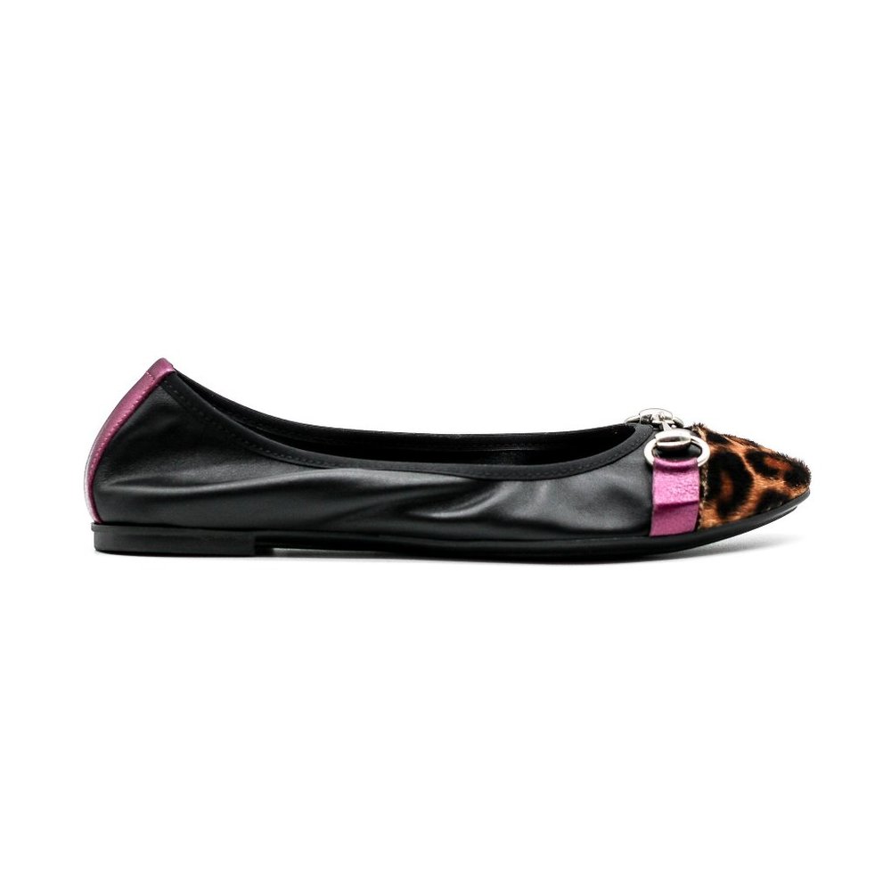 Italian Comfortable Ballet Flats Animal Print